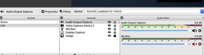 Working audio