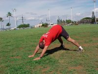 Hindu pushup starting position