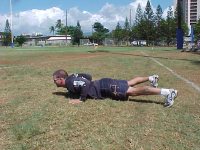 Dive bomber pushup flattened out
